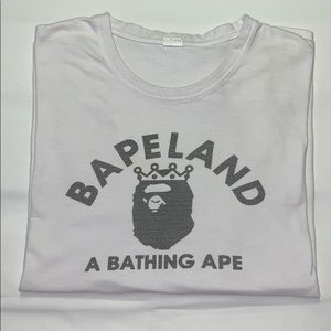 OBO!!! A Bathing Ape White LG. T-Shirt